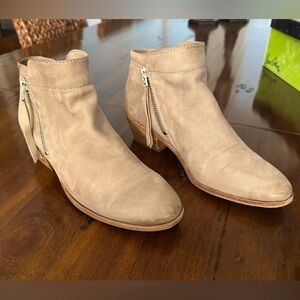 Sam Edelman Light Tan Ankle Booties